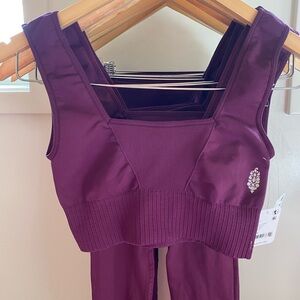 FP Movement, Good Karma Bra, black cherry, NWT
